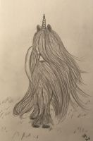 very hairy unicorn